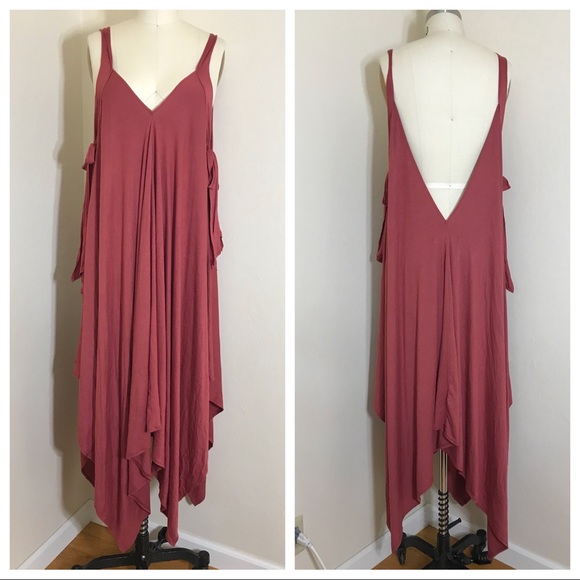 Free People Dresses & Skirts - Free People Beach Maroon Maxi Dress